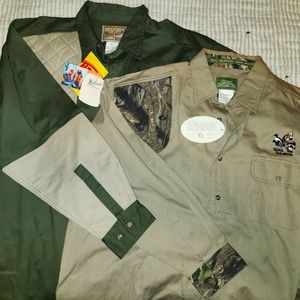 Mens button up Quail hunting shirts